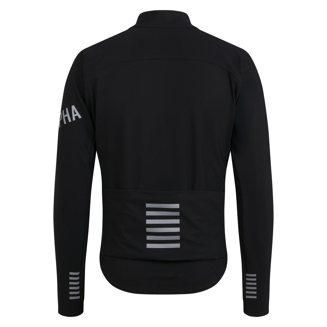 Rapha Men's Pro Team Shadow Winter Jacket (Black/Silver Reflective) - Dragonspine Cycling