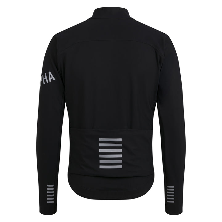 Rapha Men's Pro Team Shadow Winter Jacket (Black/Silver Reflective) - Dragonspine Cycling