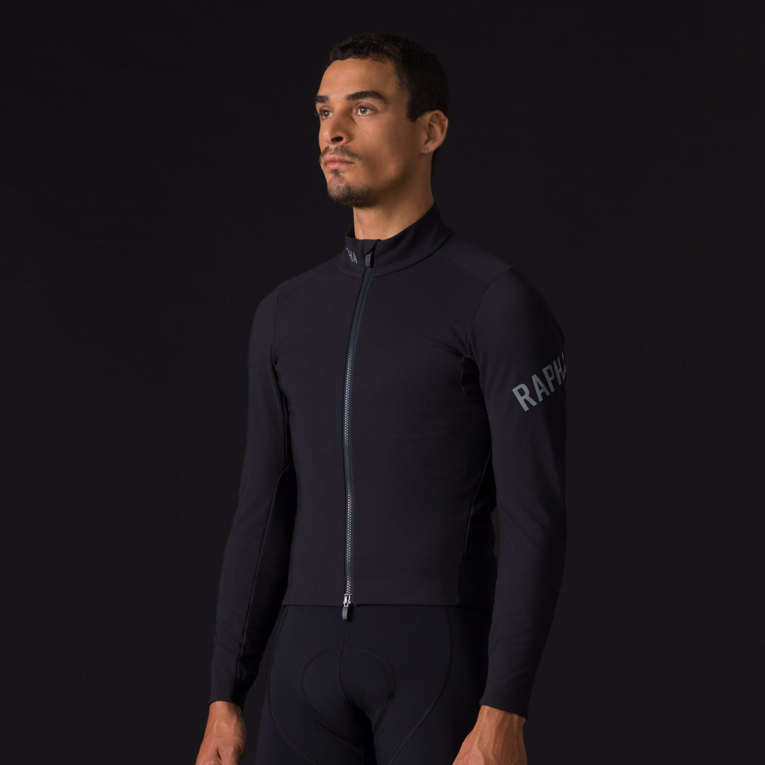 Rapha Men's Pro Team Shadow Winter Jacket (Black/Silver Reflective) - Dragonspine Cycling