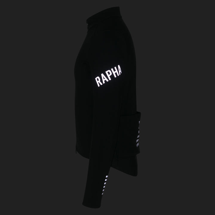 Rapha Men's Pro Team Shadow Winter Jacket (Black/Silver Reflective) - Dragonspine Cycling