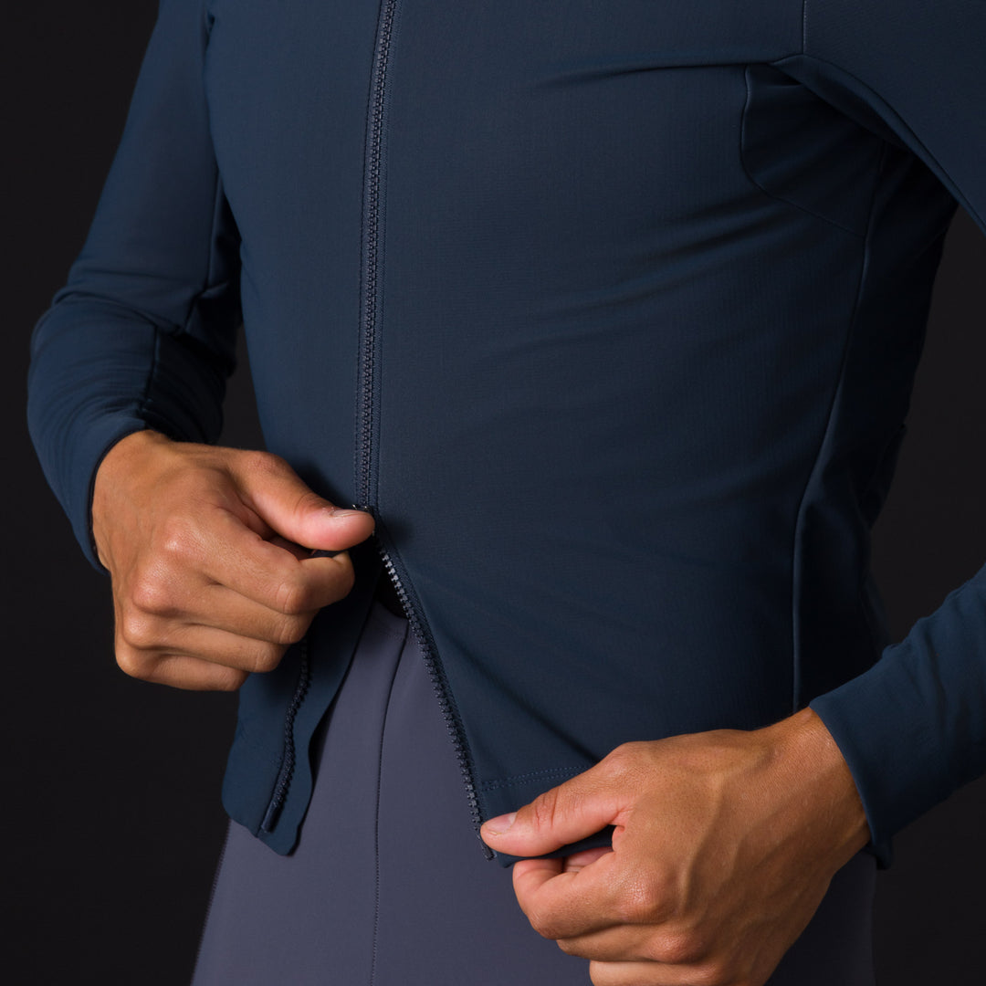 Rapha Men's Pro Team Shadow Winter Jacket (Carbon/Silver Reflective) - Dragonspine Cycling