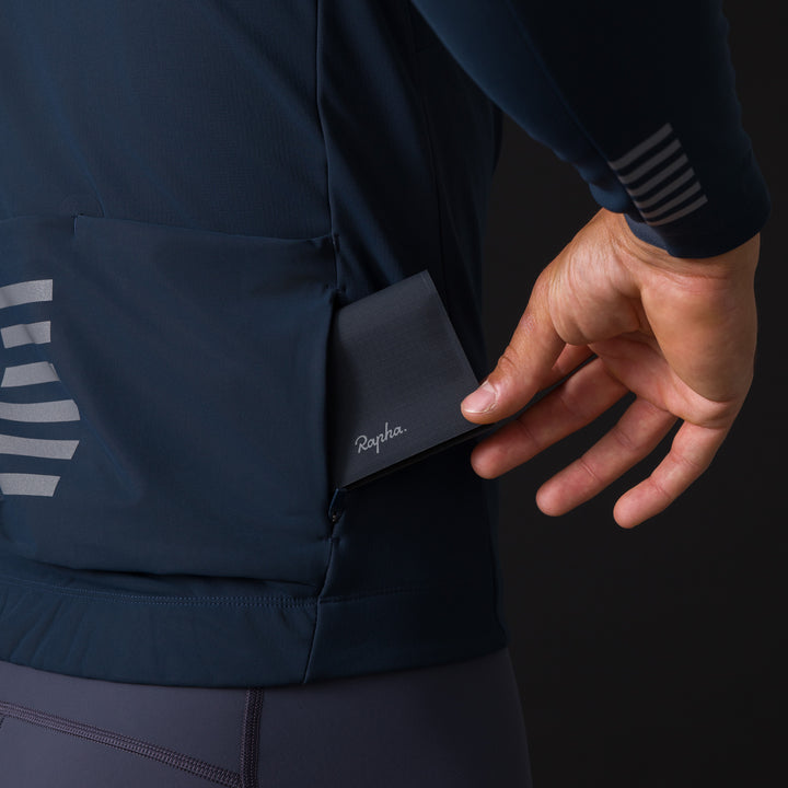 Rapha Men's Pro Team Shadow Winter Jacket (Carbon/Silver Reflective) - Dragonspine Cycling