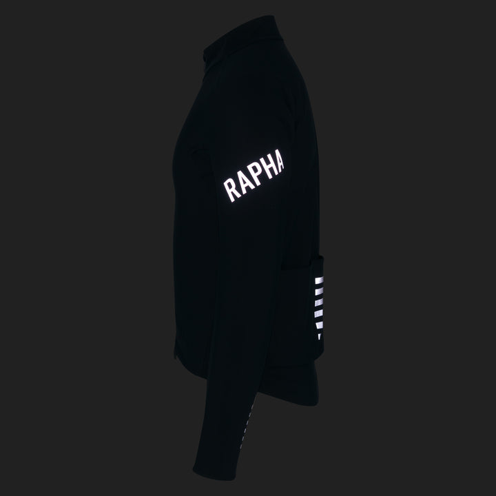 Rapha Men's Pro Team Shadow Winter Jacket (Carbon/Silver Reflective) - Dragonspine Cycling