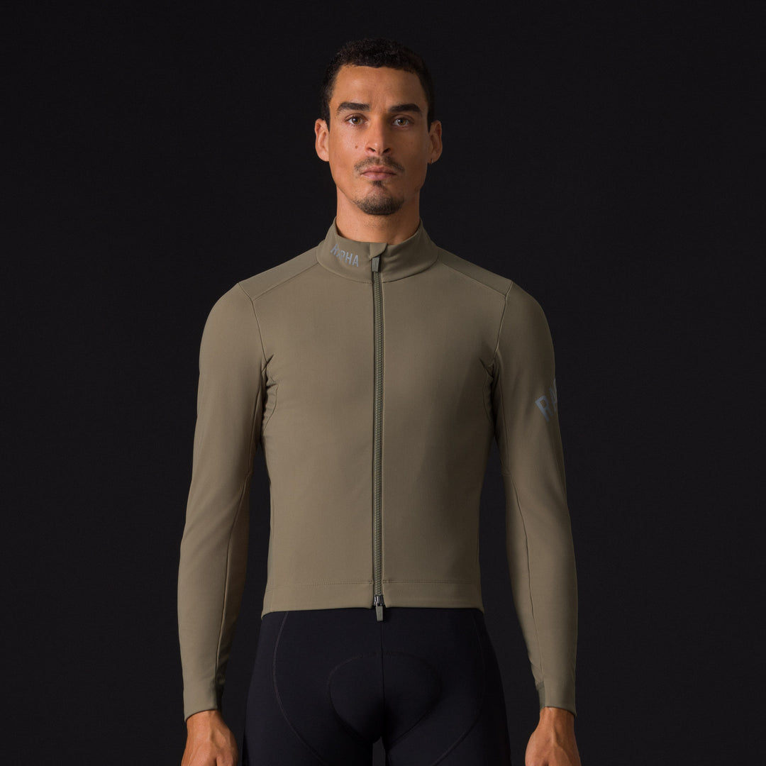 Rapha Men's Pro Team Shadow Winter Jacket (Moss Green/Silver Reflective) - Dragonspine Cycling