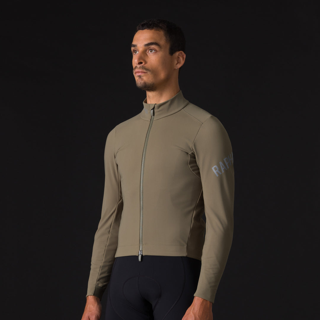 Rapha Men's Pro Team Shadow Winter Jacket (Moss Green/Silver Reflective) - Dragonspine Cycling