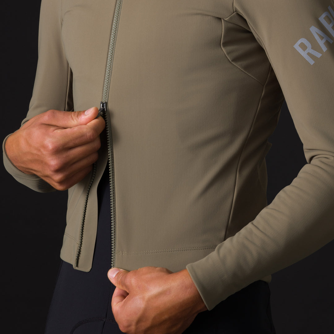 Rapha Men's Pro Team Shadow Winter Jacket (Moss Green/Silver Reflective) - Dragonspine Cycling