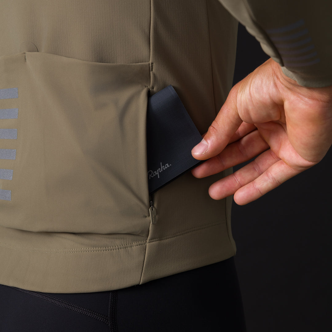 Rapha Men's Pro Team Shadow Winter Jacket (Moss Green/Silver Reflective) - Dragonspine Cycling
