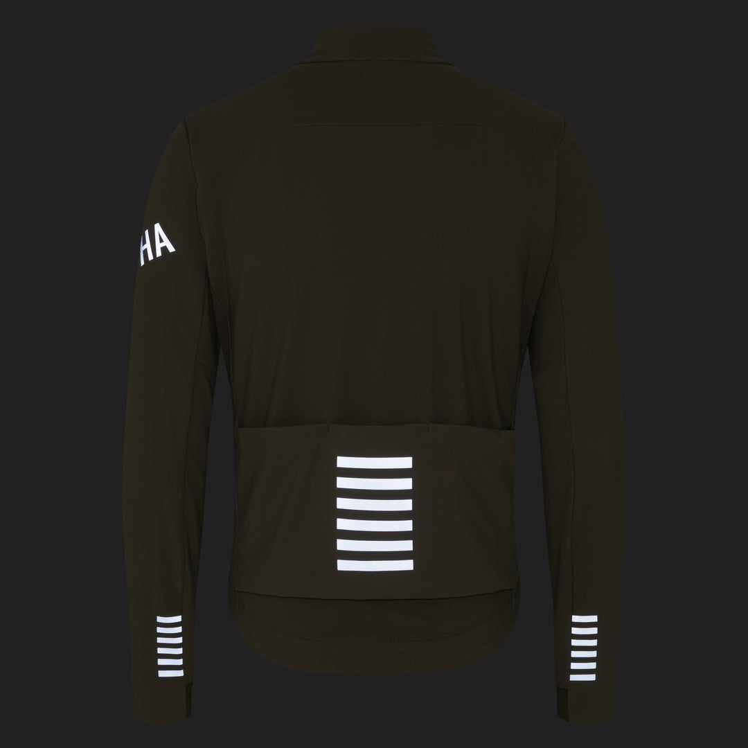 Rapha Men's Pro Team Shadow Winter Jacket (Moss Green/Silver Reflective) - Dragonspine Cycling