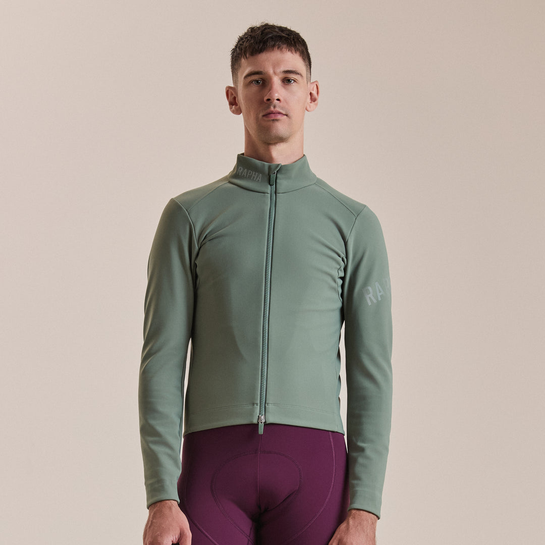 Rapha Men's Pro Team Shadow Winter Jacket (Laurel/Rainbow Reflective) - Dragonspine Cycling