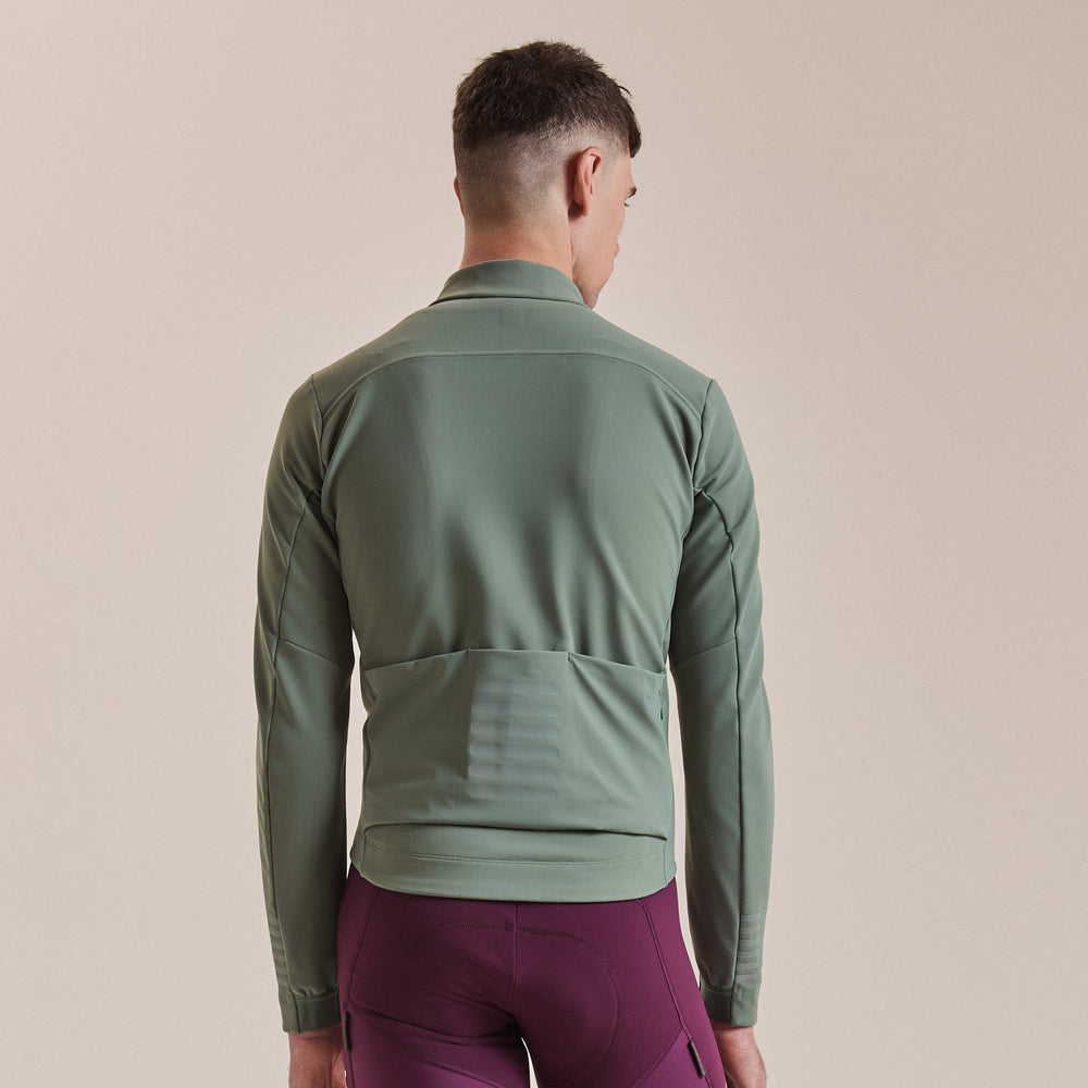 Rapha Men's Pro Team Shadow Winter Jacket (Laurel/Rainbow Reflective) - Dragonspine Cycling