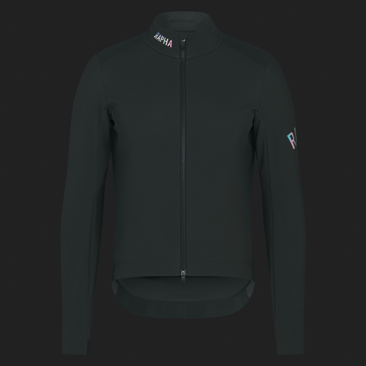 Rapha Men's Pro Team Shadow Winter Jacket (Laurel/Rainbow Reflective) - Dragonspine Cycling