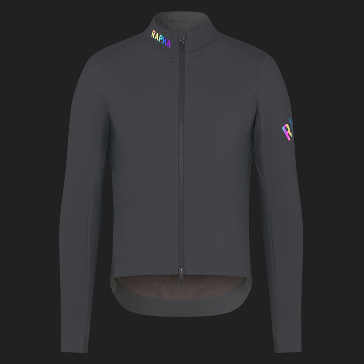Rapha Men's Pro Team Shadow Winter Jacket (Smoky Silver/Rainbow Reflective) - Dragonspine Cycling