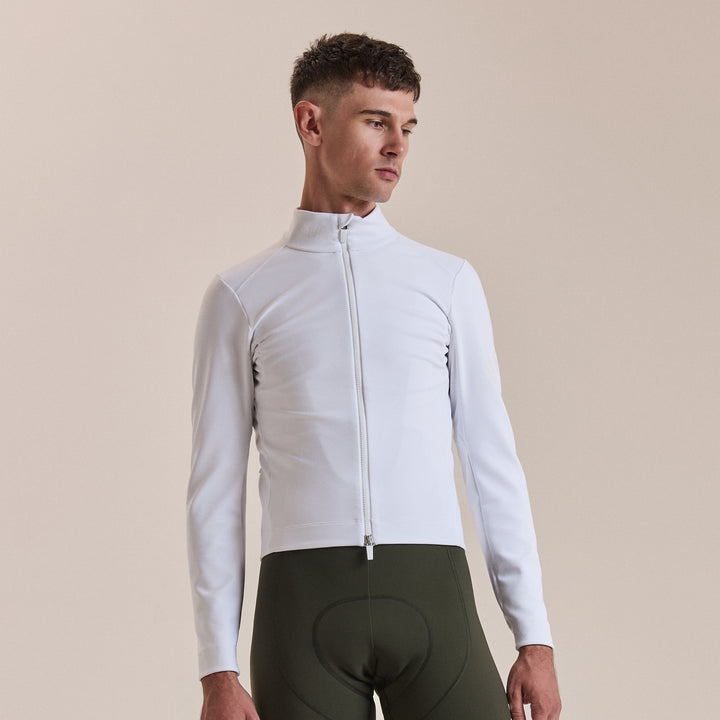 Rapha Men's Pro Team Shadow Winter Jacket (White/Rainbow Reflective) - Dragonspine Cycling