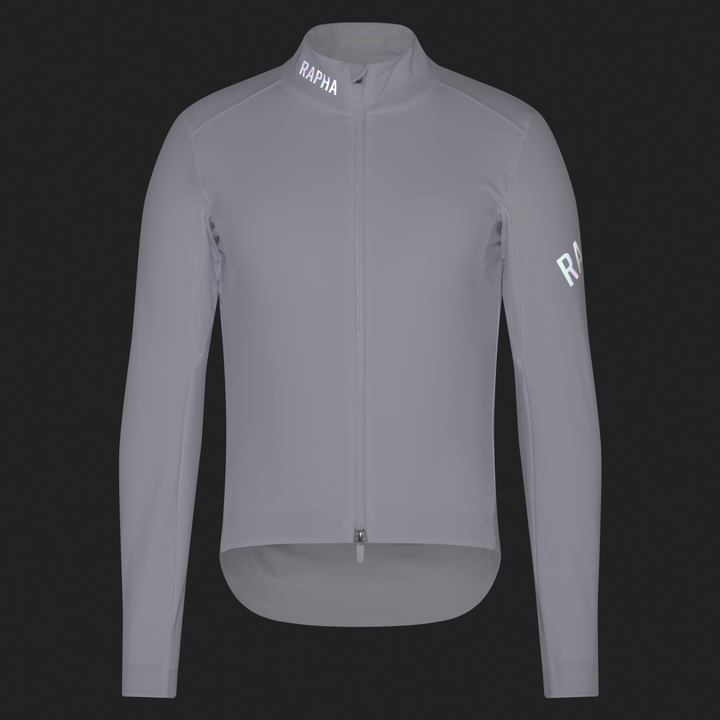 Rapha Men's Pro Team Shadow Winter Jacket (White/Rainbow Reflective) - Dragonspine Cycling