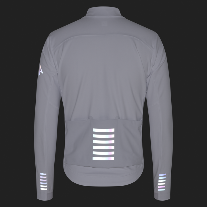 Rapha Men's Pro Team Shadow Winter Jacket (White/Rainbow Reflective) - Dragonspine Cycling