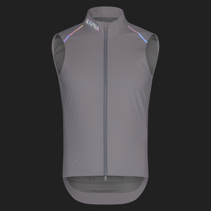 Rapha Men's Pro Team Shadow Gilet (Blush/Rainbow Reflective) - Dragonspine Cycling