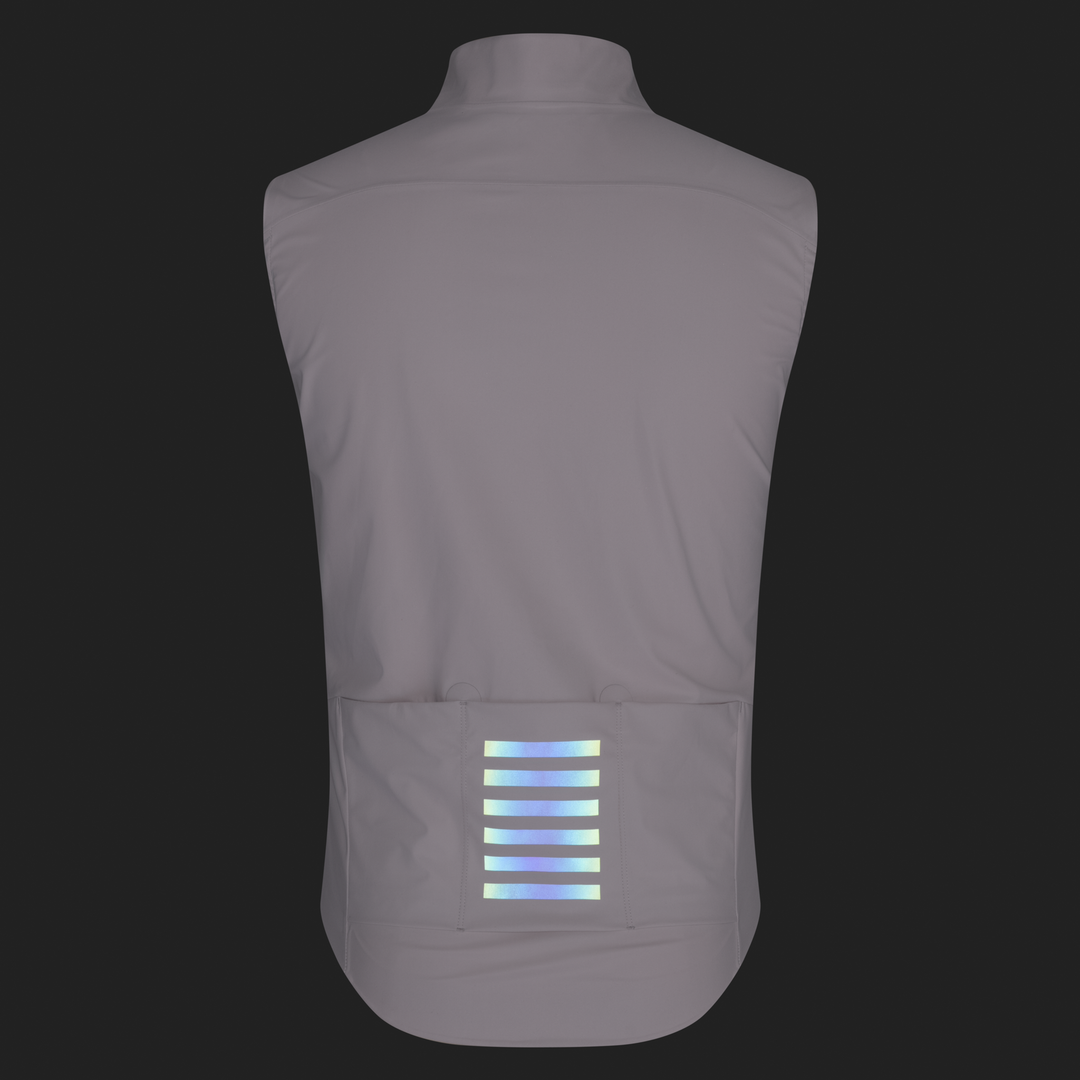 Rapha Men's Pro Team Shadow Gilet (Blush/Rainbow Reflective) - Dragonspine Cycling