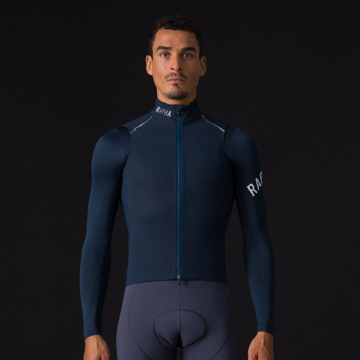 Rapha Men's Pro Team Shadow Gilet (Carbon/Silver Reflective) - Dragonspine Cycling