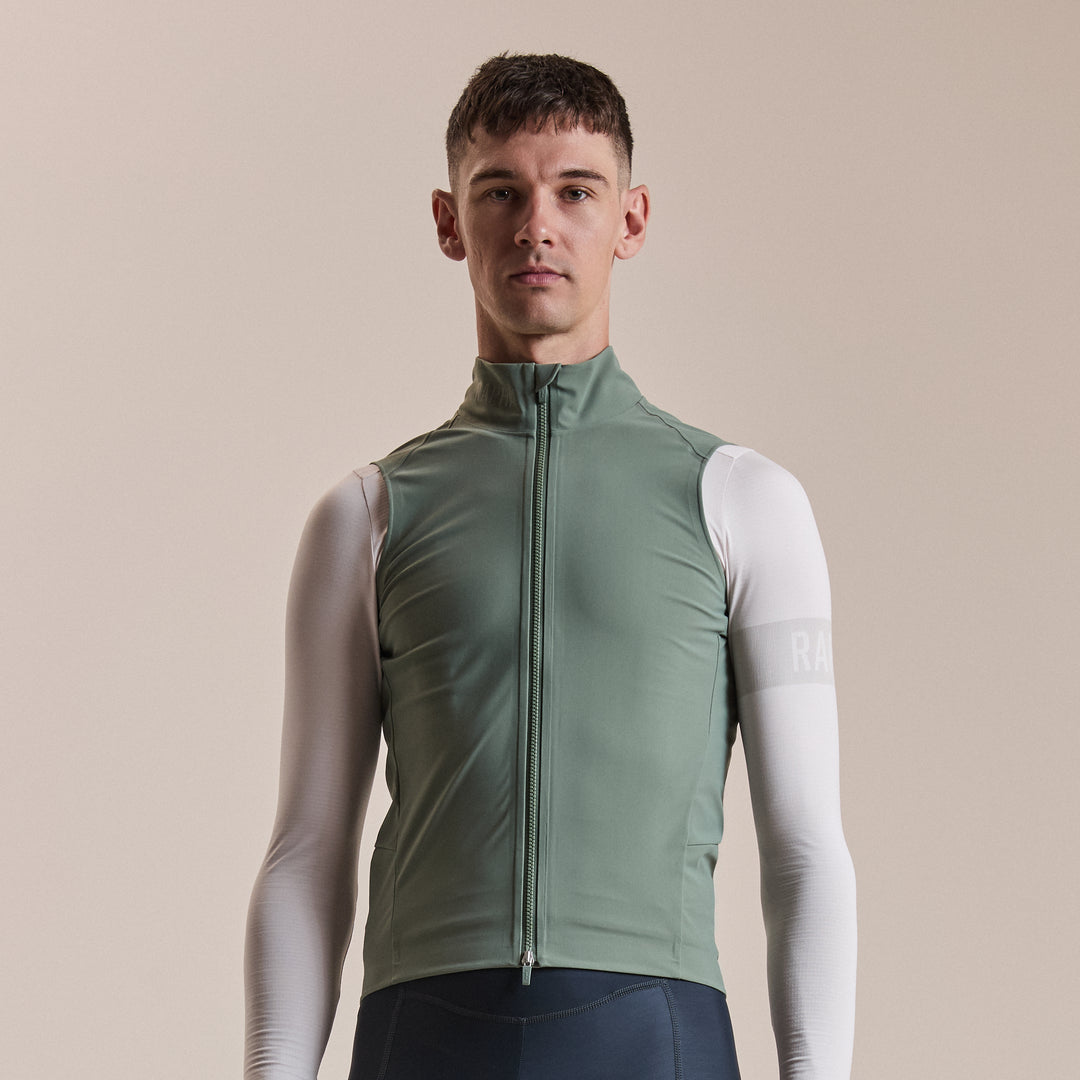 Rapha Men's Pro Team Shadow Gilet (Laurel/Rainbow Reflective) - Dragonspine Cycling