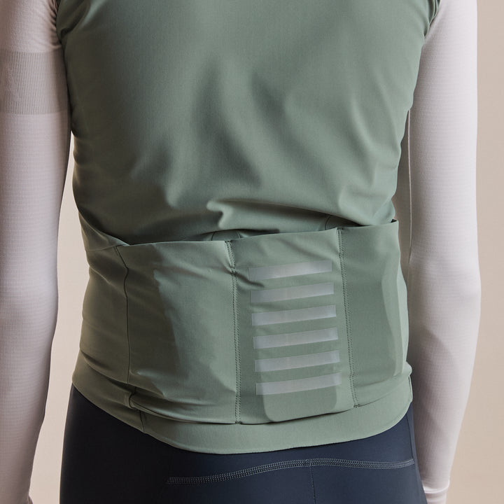 Rapha Men's Pro Team Shadow Gilet (Laurel/Rainbow Reflective) - Dragonspine Cycling