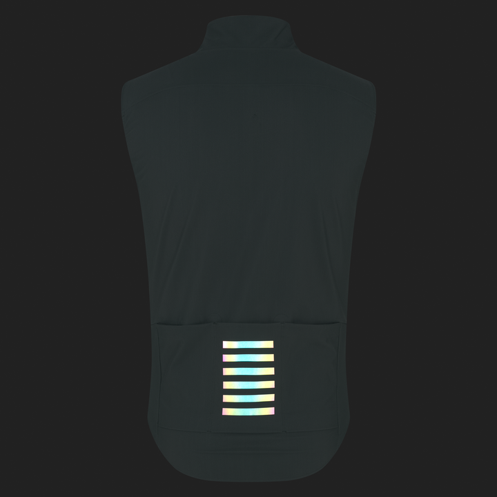 Rapha Men's Pro Team Shadow Gilet (Laurel/Rainbow Reflective) - Dragonspine Cycling