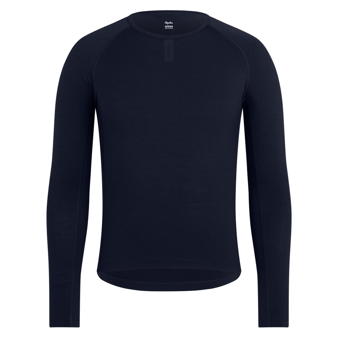 Rapha Men's Merino Base Layer - Long Sleeve (Dark Navy/Dark Navy) - Dragonspine Cycling