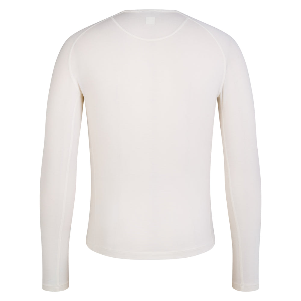 Rapha Men's Merino Base Layer - Long Sleeve (Cream/White) - Dragonspine Cycling
