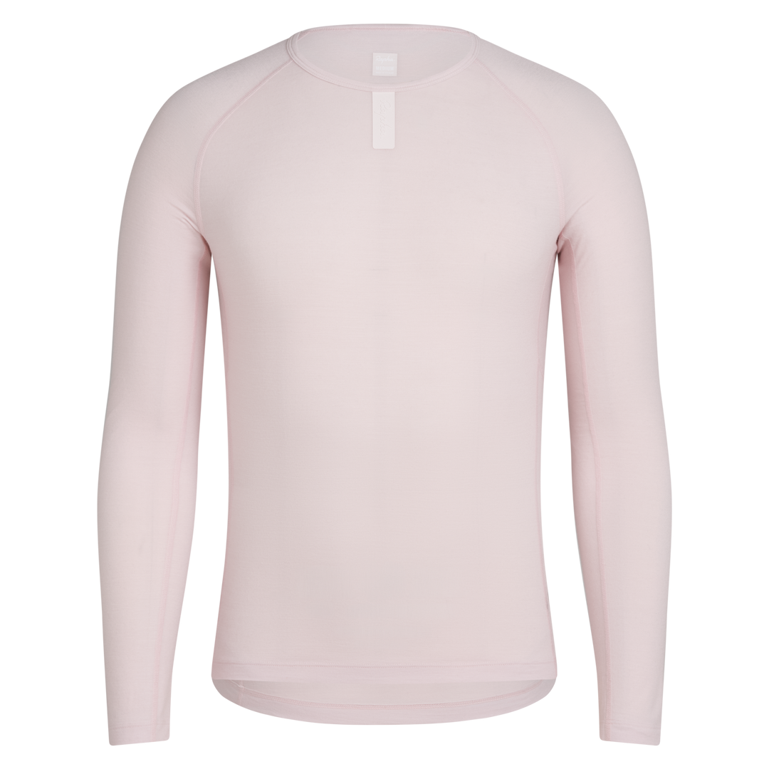 Rapha Men's Merino Base Layer - Long Sleeve (Blush/Blush) - Dragonspine Cycling