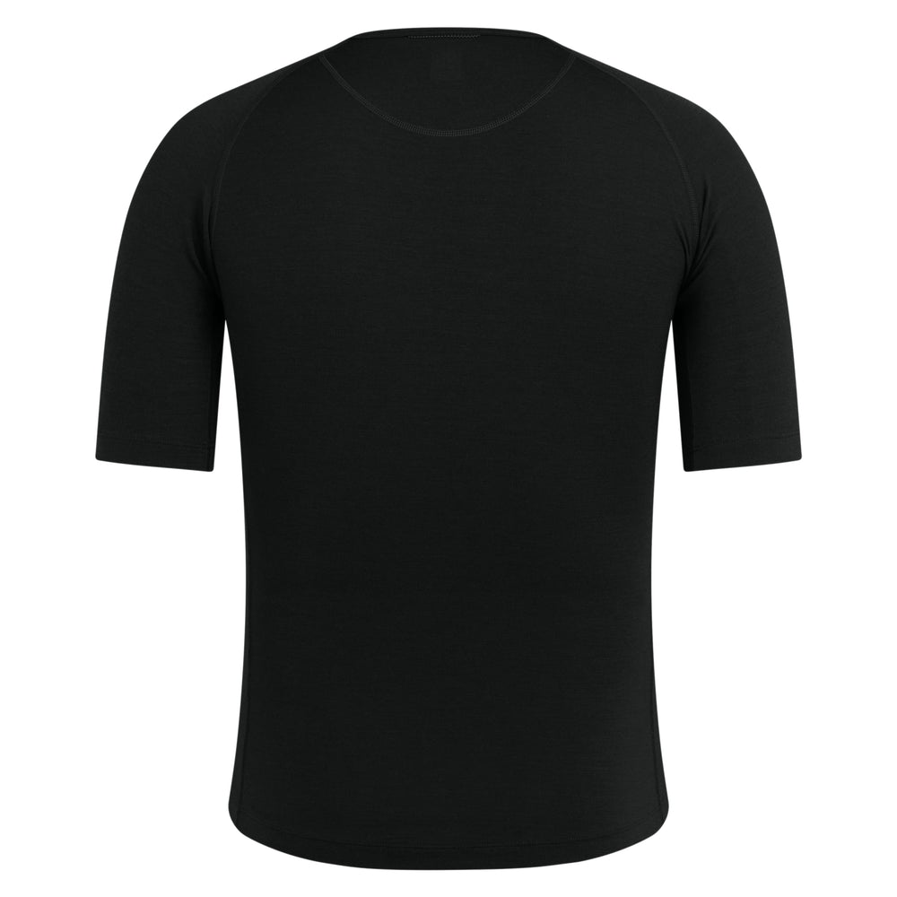 Rapha Men's Merino Base Layer - Short Sleeve (Black/Black) - Dragonspine Cycling