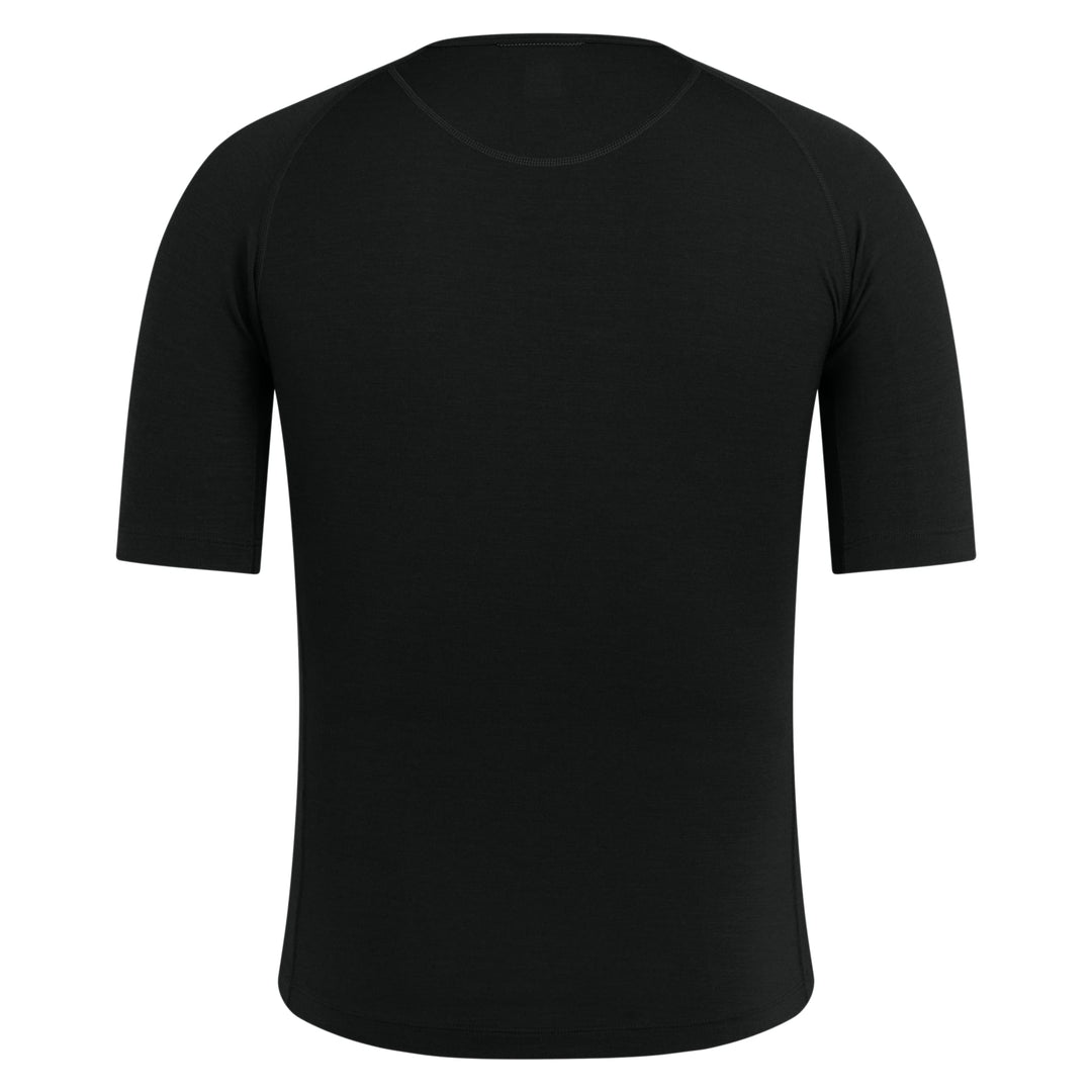 Rapha Men's Merino Base Layer - Short Sleeve (Black/Black) - Dragonspine Cycling