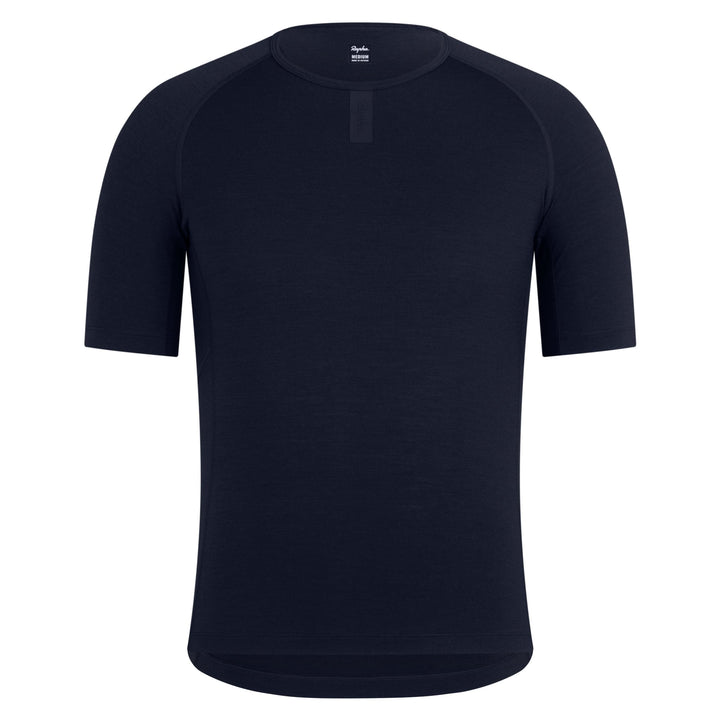 Rapha Men's Merino Base Layer - Short Sleeve (Dark Navy/Dark Navy) - Dragonspine Cycling