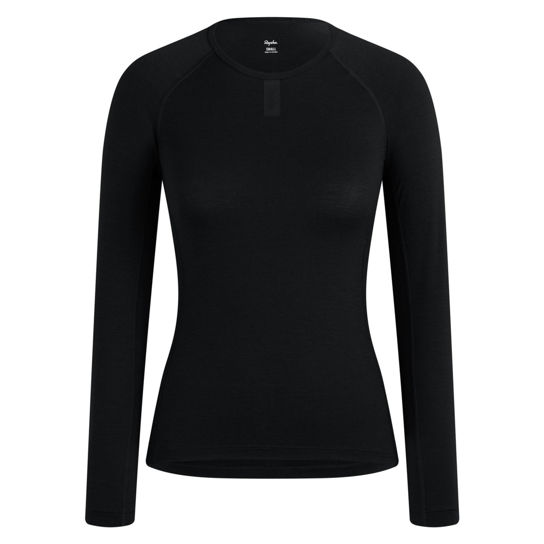 Rapha Women's Merino Base Layer - Long Sleeve (Black) - Dragonspine Cycling