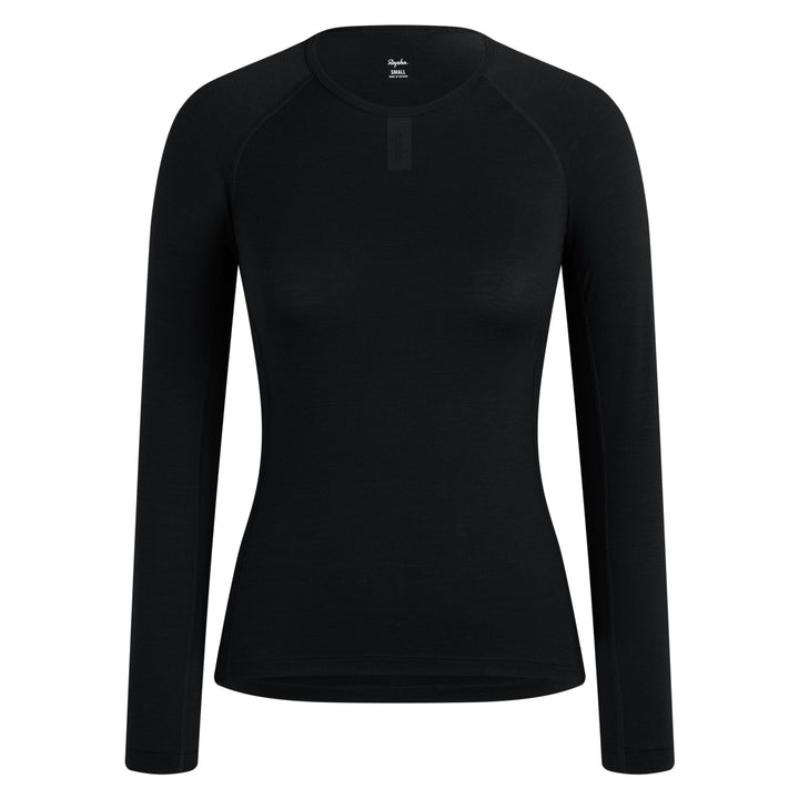 Rapha Women's Merino Base Layer - Long Sleeve (Black) - Dragonspine Cycling