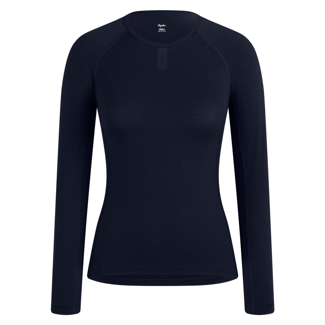 Rapha Women's Merino Base Layer - Long Sleeve (Dark Navy) - Dragonspine Cycling