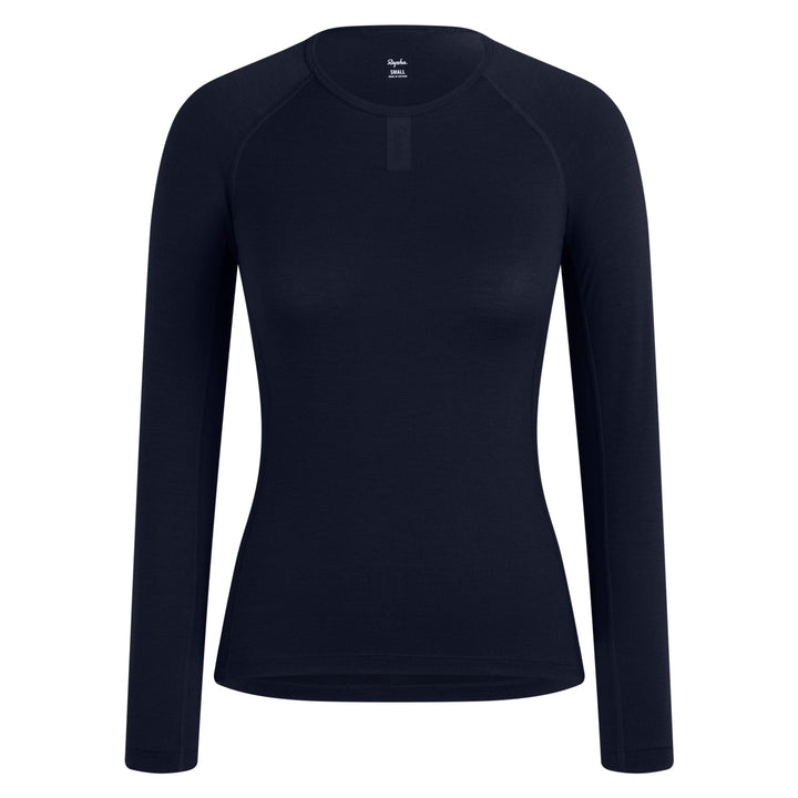 Rapha Women's Merino Base Layer - Long Sleeve (Dark Navy) - Dragonspine Cycling