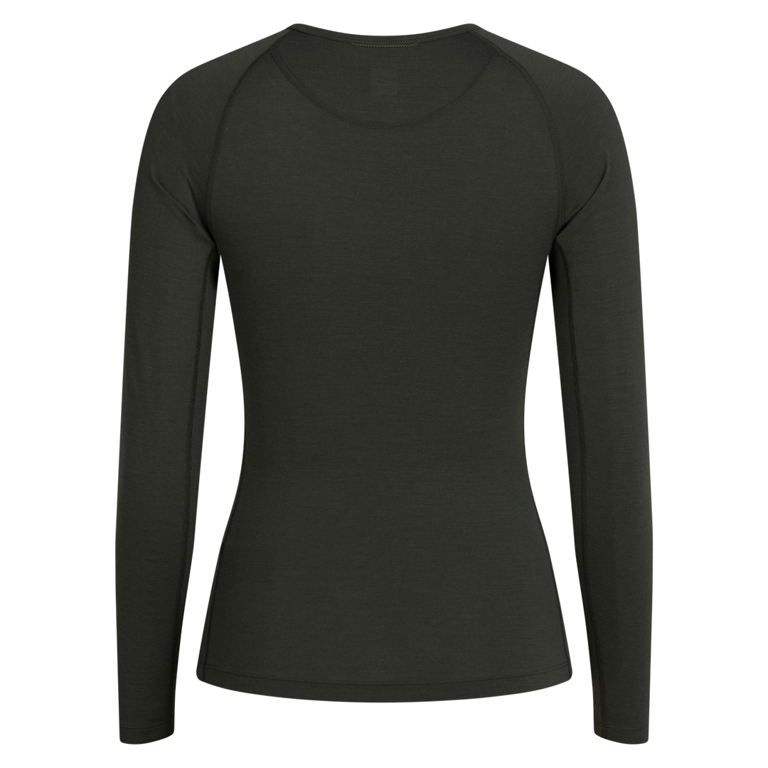 Rapha Women's Merino Base Layer - Long Sleeve (Dark Green) - Dragonspine Cycling