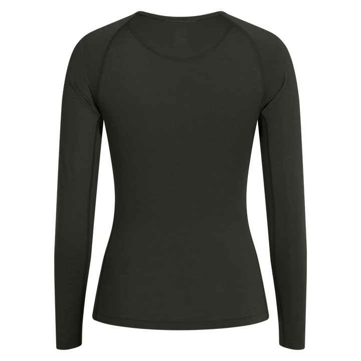 Rapha Women's Merino Base Layer - Long Sleeve (Dark Green) - Dragonspine Cycling