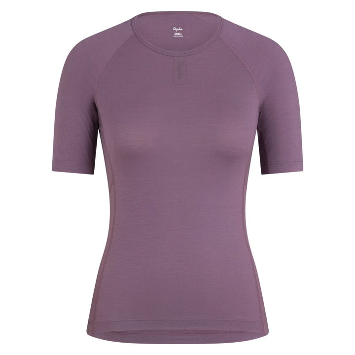 Rapha Women's Merino Base Layer - Short Sleeve (Amethyst/Amethyst) - Dragonspine Cycling