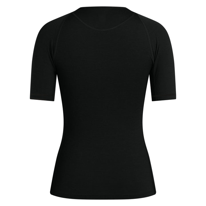 Rapha Women's Merino Base Layer - Short Sleeve (Black/Black) - Dragonspine Cycling