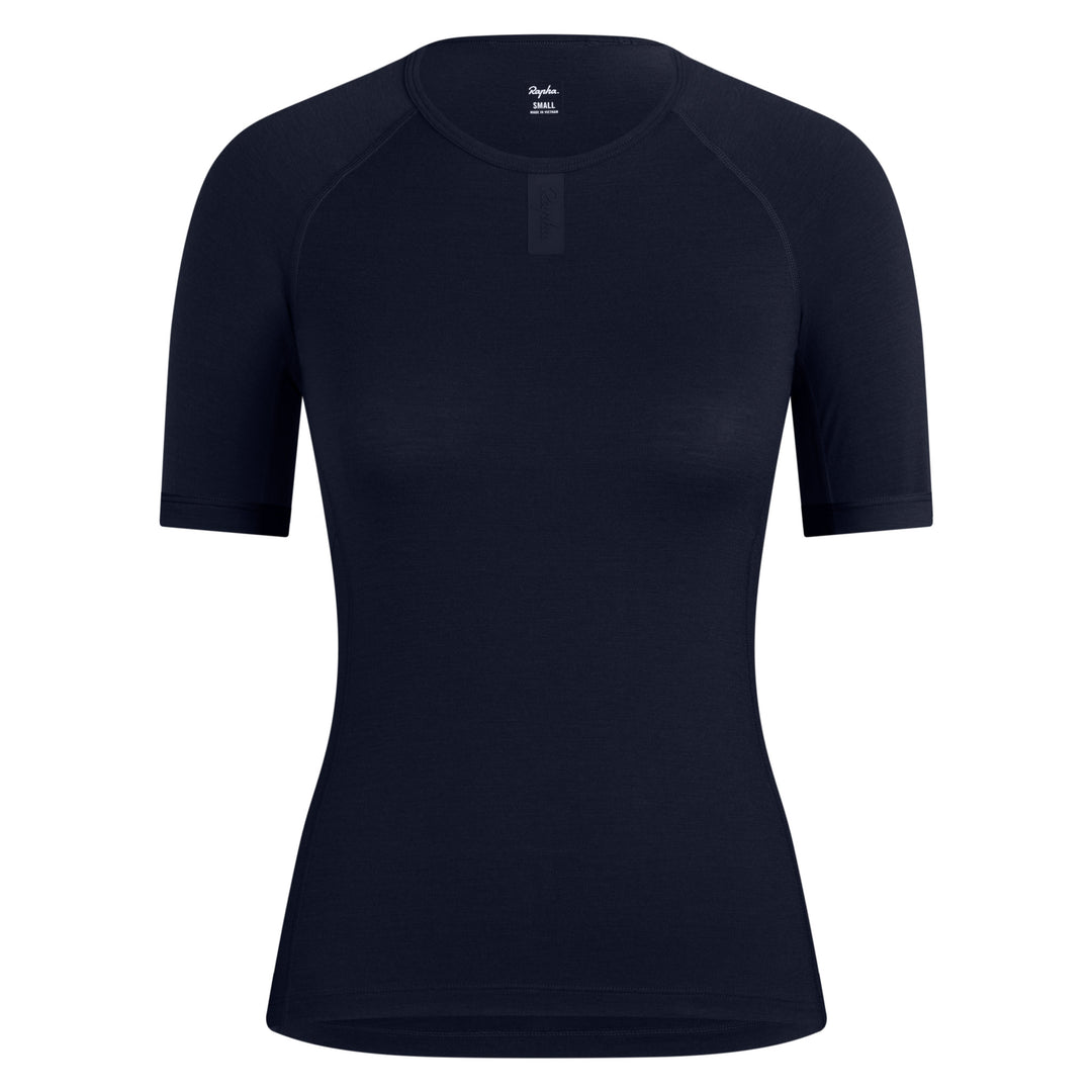 Rapha Women's Merino Base Layer - Short Sleeve (Dark Navy/Dark Navy) - Dragonspine Cycling
