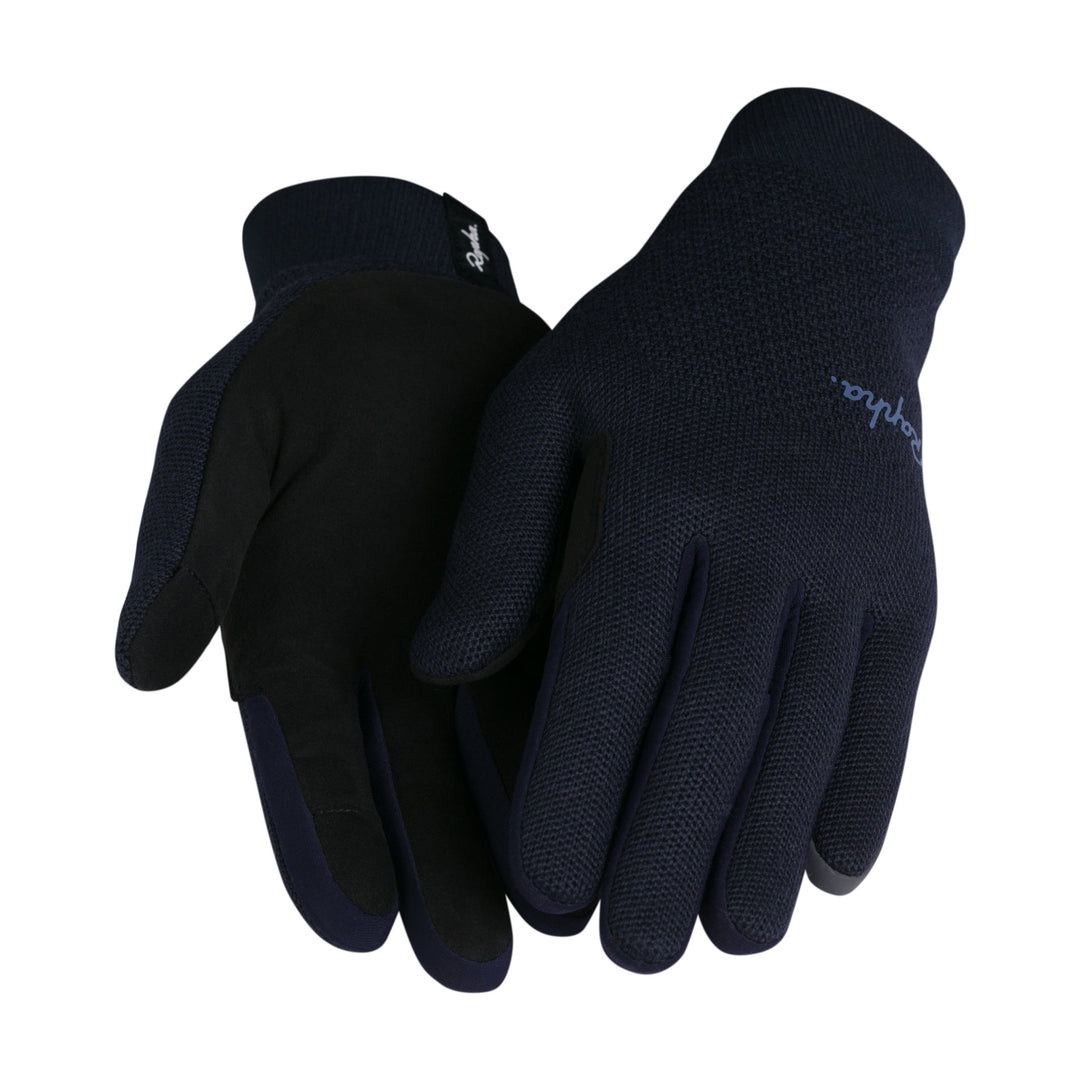 Rapha Merino Gloves (Dark Navy) - Dragonspine Cycling