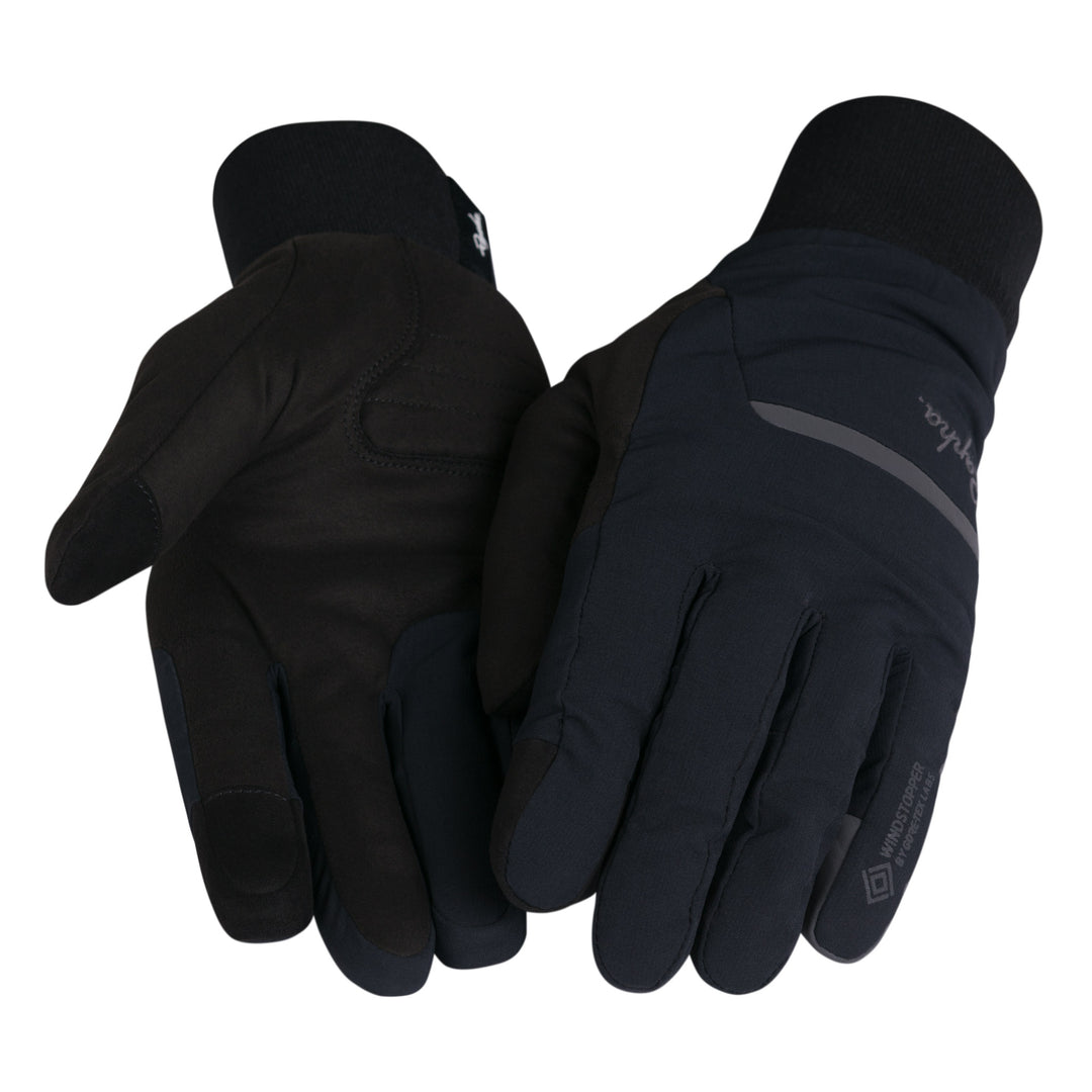 Rapha Windstopper Insulated Gloves (Black/Grey Reflective) - Dragonspine Cycling