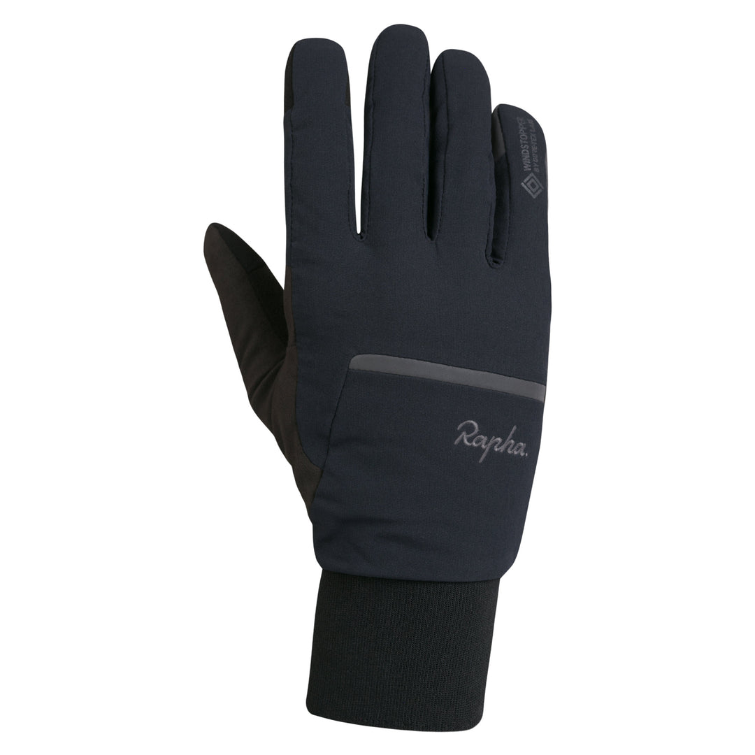 Rapha Windstopper Insulated Gloves (Black/Grey Reflective) - Dragonspine Cycling