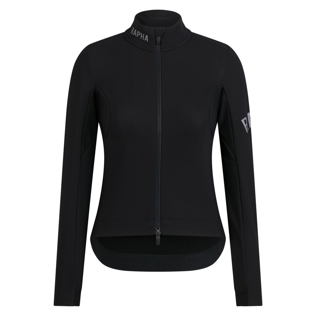 Rapha Women's Pro Team Shadow Winter Jacket (Black/Silver Reflective) - Dragonspine Cycling