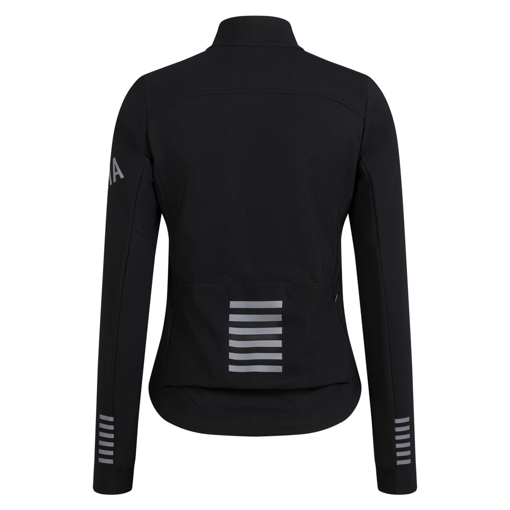 Rapha Women's Pro Team Shadow Winter Jacket (Black/Silver Reflective) - Dragonspine Cycling