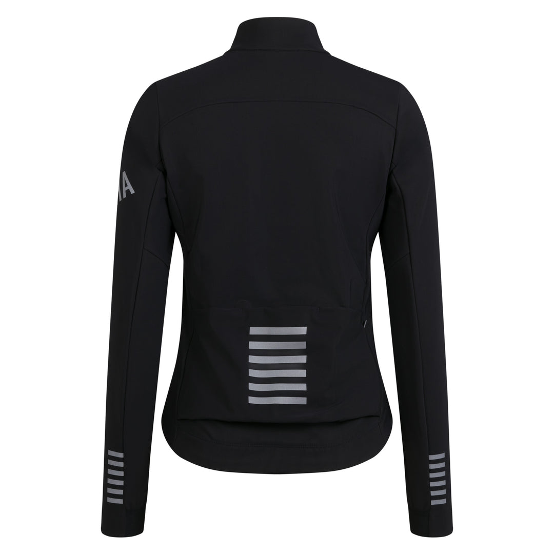 Rapha Women's Pro Team Shadow Winter Jacket (Black/Silver Reflective) - Dragonspine Cycling