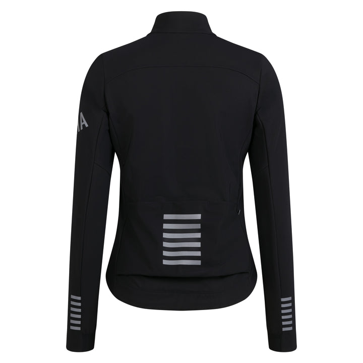 Rapha Women's Pro Team Shadow Winter Jacket (Black/Silver Reflective) - Dragonspine Cycling