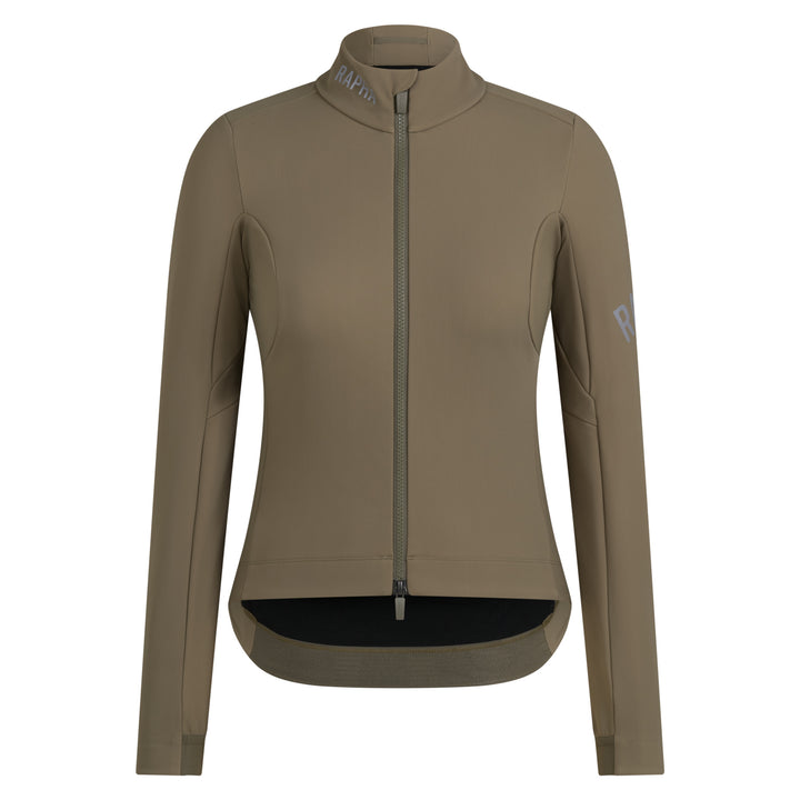 Rapha Women's Pro Team Shadow Winter Jacket (Moss Green/Silver Reflective) - Dragonspine Cycling