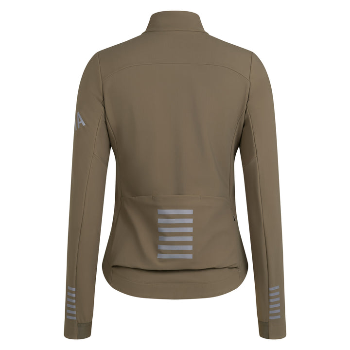 Rapha Women's Pro Team Shadow Winter Jacket (Moss Green/Silver Reflective) - Dragonspine Cycling