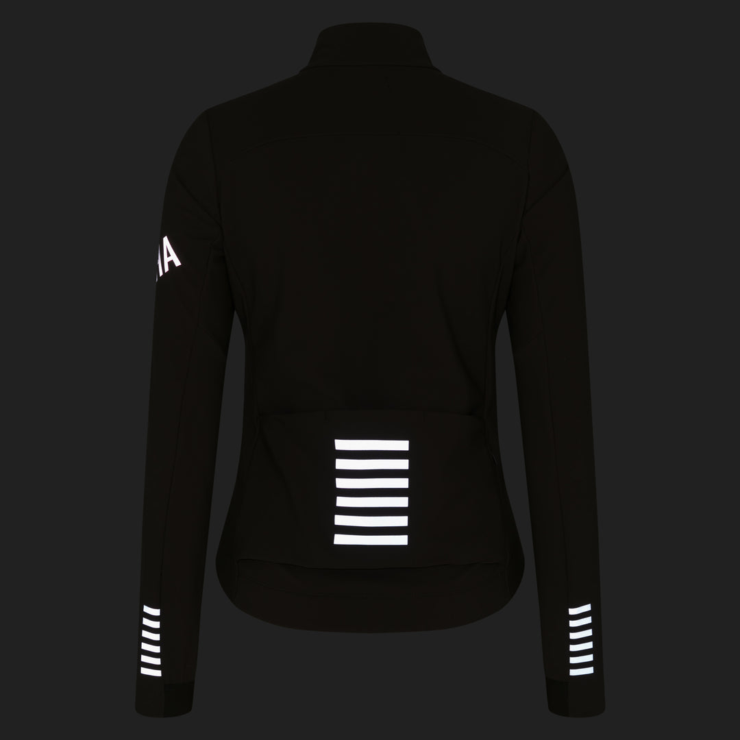 Rapha Women's Pro Team Shadow Winter Jacket (Moss Green/Silver Reflective) - Dragonspine Cycling